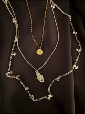 Set of 2 Earthy-Girl Aesthetic Necklace